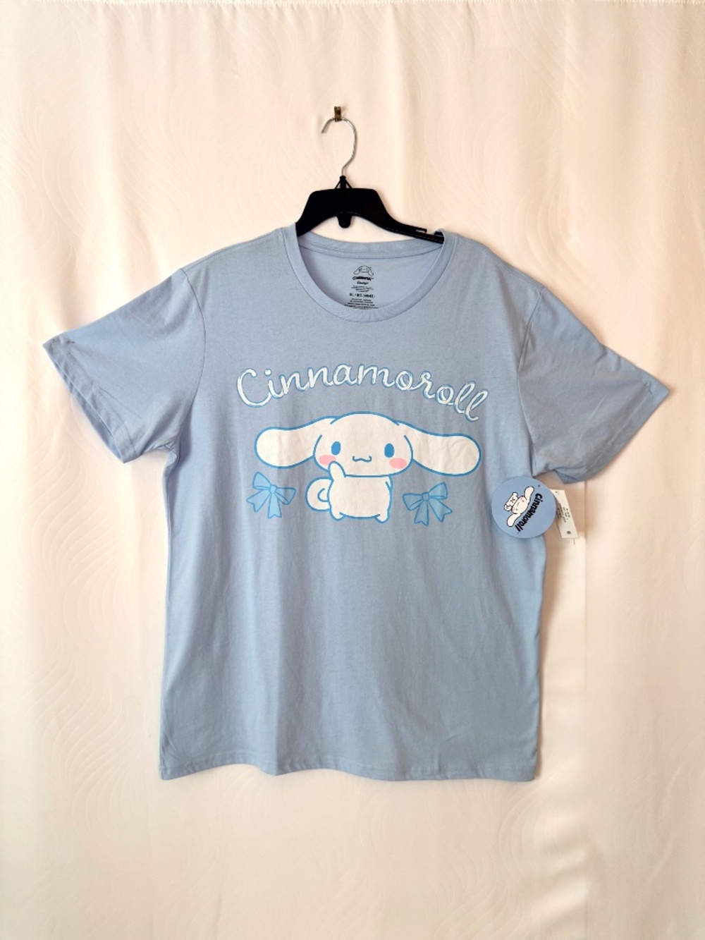 Sanrio Cinnamoroll Graphic Tee, Light Blue, XL